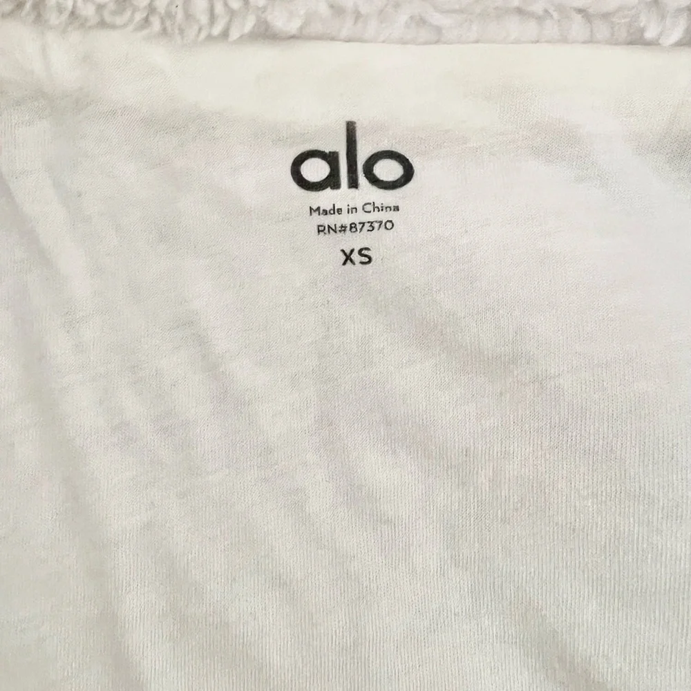 Alo yoga Sherpa oversized Classic trench coat white Teddy size XS
